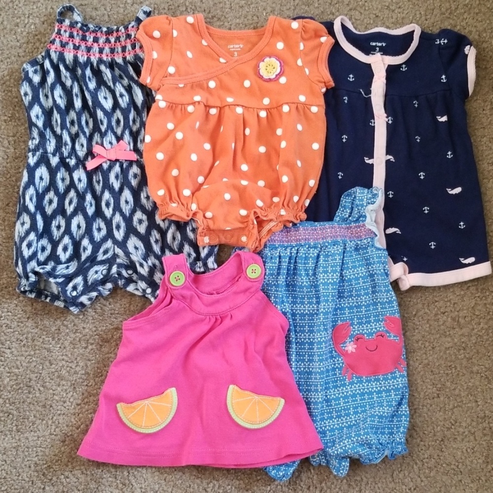 14 pc Baby Girl bundle 3 months